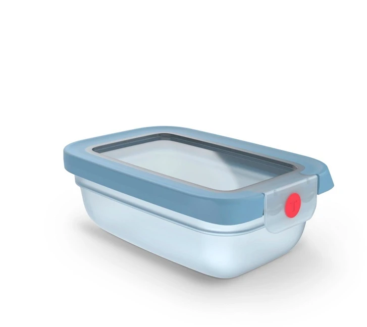 Tefal FOOD BOX 0.5L ONECLICK Mėlynas