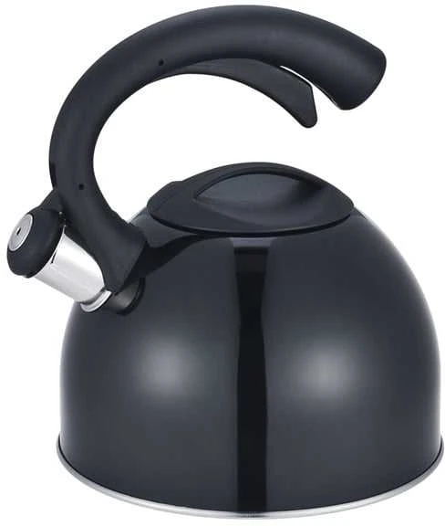 Arbatinukas su švilpuku Domoletti, 3 l, juoda sp.