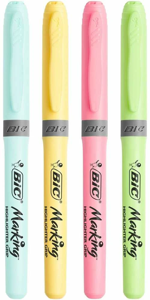 Teksto žymeklis Bic Pastel 964859, 4 vnt.