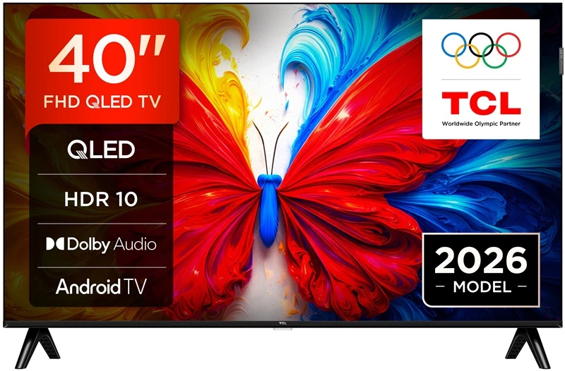 TCL S5L 40S5L TV 101.6 cm (40") Full HD Smart TV Wi-Fi Juodas 300 cd/m²