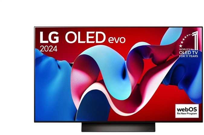 Televizorius LG 48" OLED/4K/Smart|3840x2160|Belaidis LAN|Bluetooth|WebOS|OLED48C41LA