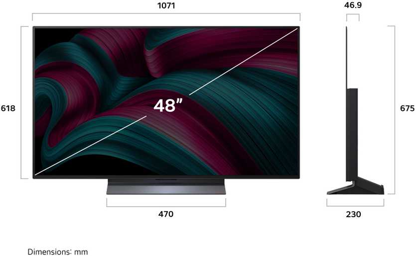 48 colių LG OLED48C51LA 4K išmanusis Televizorius 2025