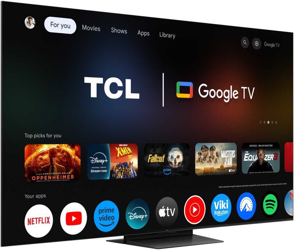 Televizorius 65C7K TCL