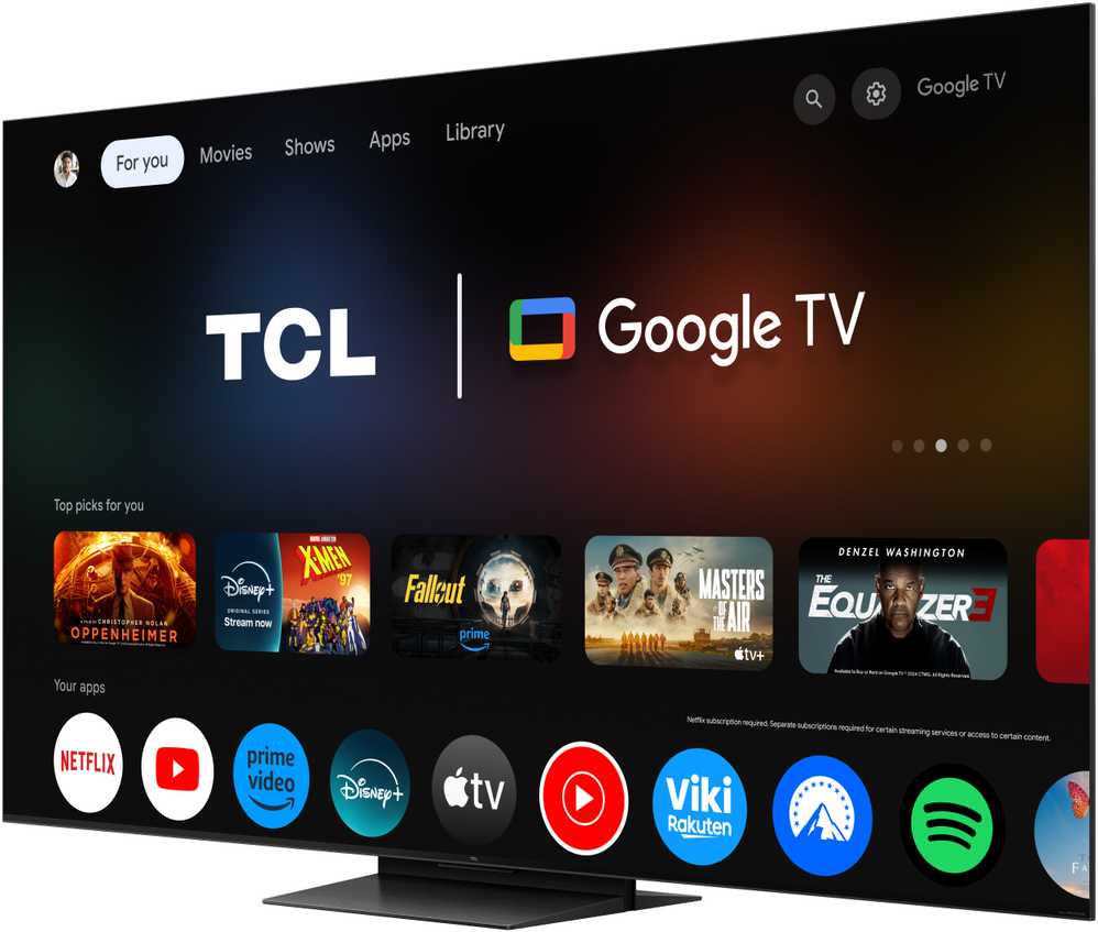 Televizorius 65C7K TCL