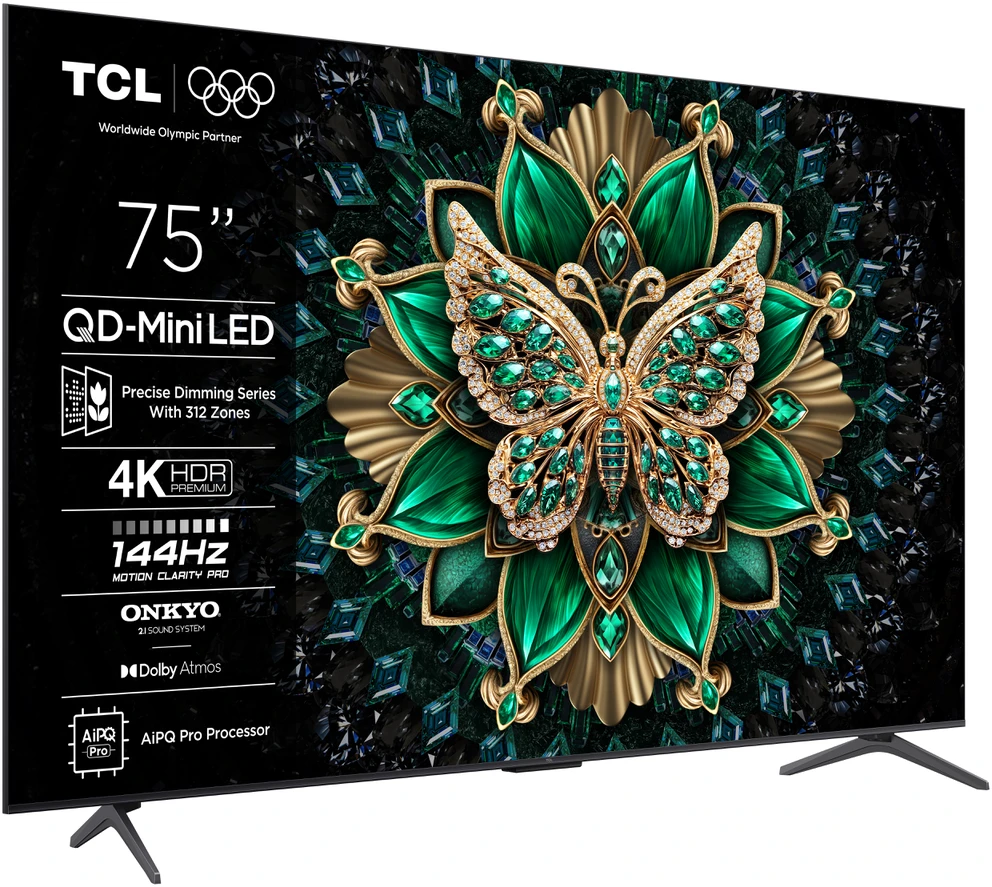 Televizorius TCL 75C6K QD-MiniLED