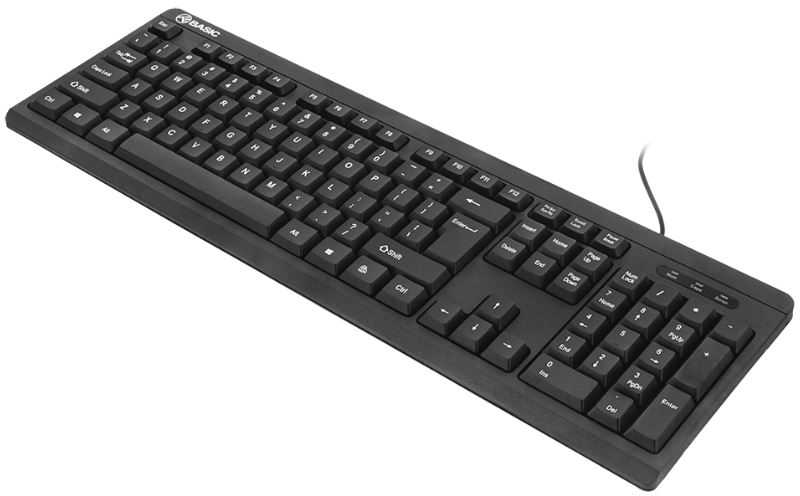 Tellur Basic Klaviatūra su laidu US, USB Juodas