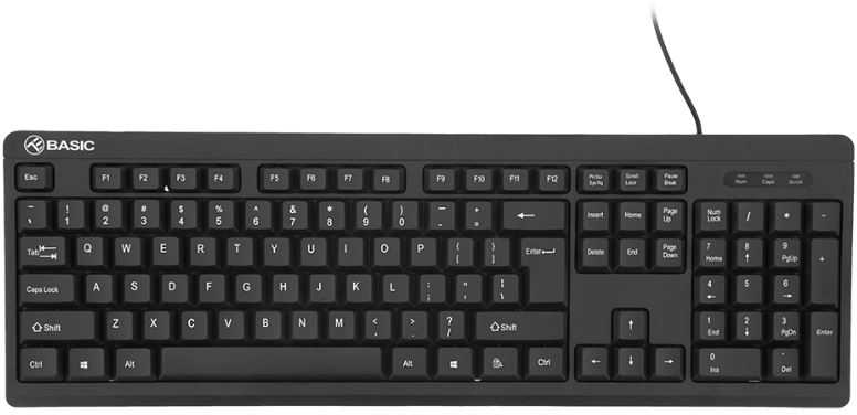 Tellur Basic Klaviatūra su laidu US, USB Juodas