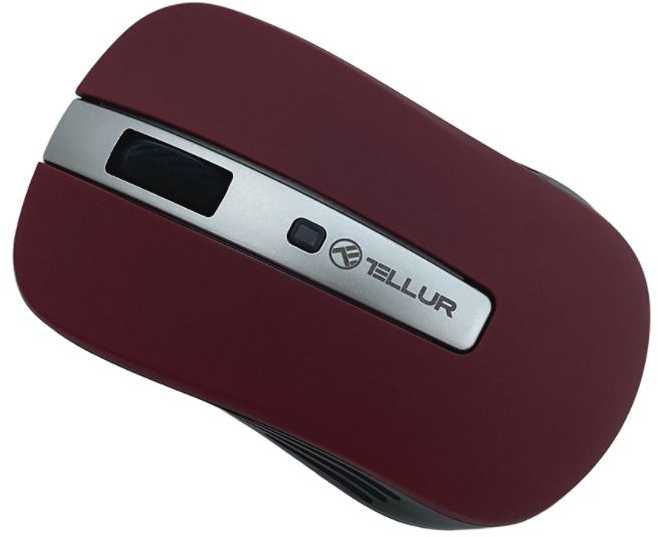 Tellur Basic Belaidė pelė, LED Dark raudonos spalvos