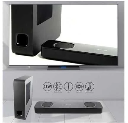 Namų kino sistema Tellur Bluetooth Soundbar 2.1 Hypnos Juodas