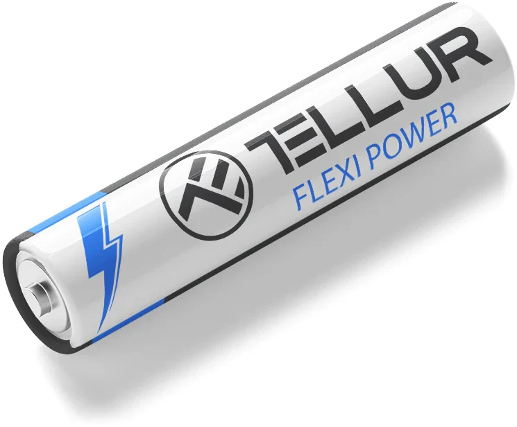 Tellur Flexi Power baterijos, super šarminės, AAA LR03, 1,5 V, 2 vnt./rinkinyje