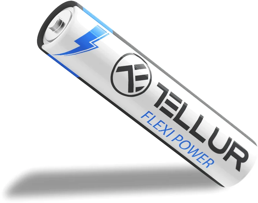 Tellur Flexi Power baterijos, super šarminės, AAA LR03, 1,5 V, 2 vnt./rinkinyje