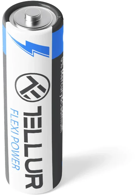 Tellur Flexi Power baterijos, super šarminės, AA LR6, 1,5 V, 2 vnt./rinkinyje