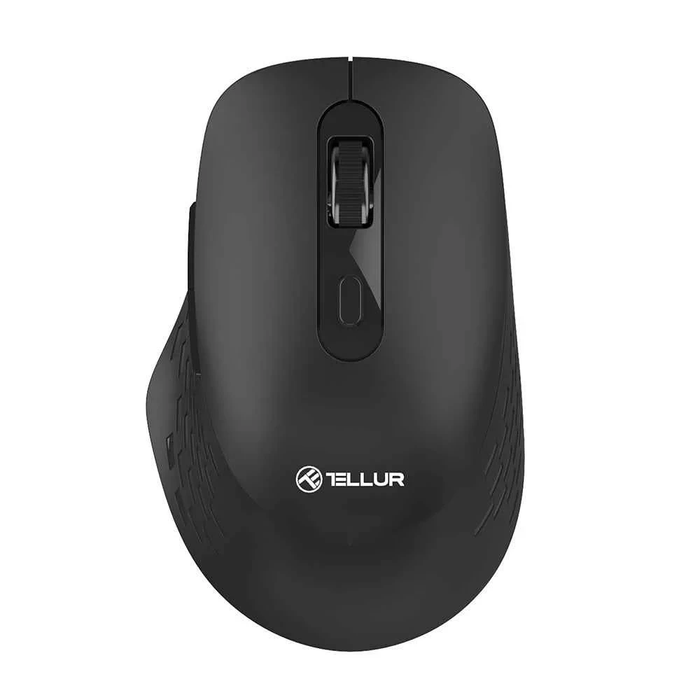 Tellur Glider Belaidė pelė Juodas