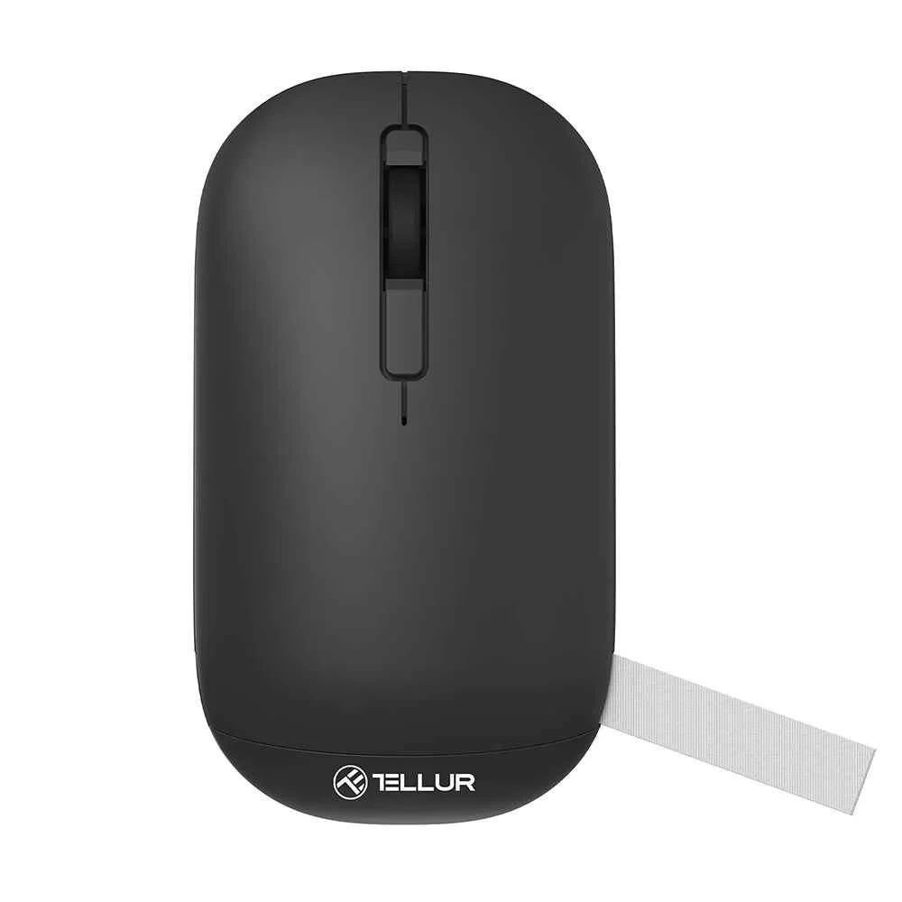 Tellur Gripper Belaidė pelė Juodas