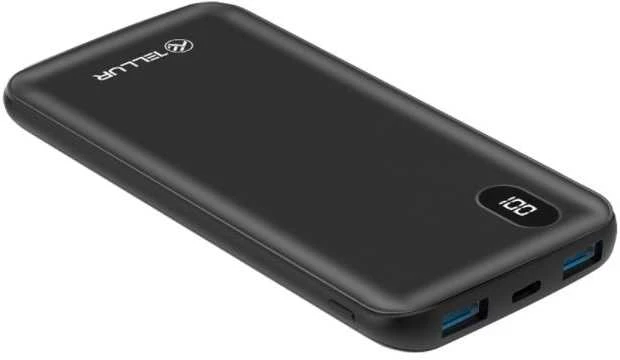 Tellur 10000 mAh PD išorinė baterija juoda