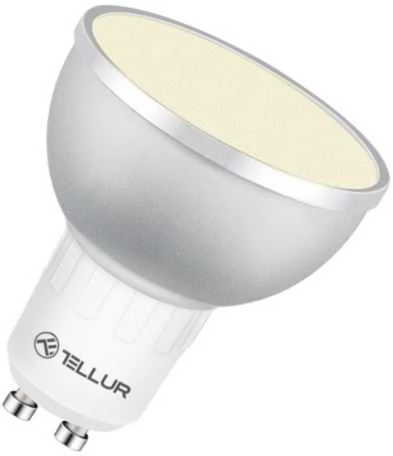 Tellur WiFi LED Smart Bulb GU10, 5W, baltas/warm/RGB, dimmer