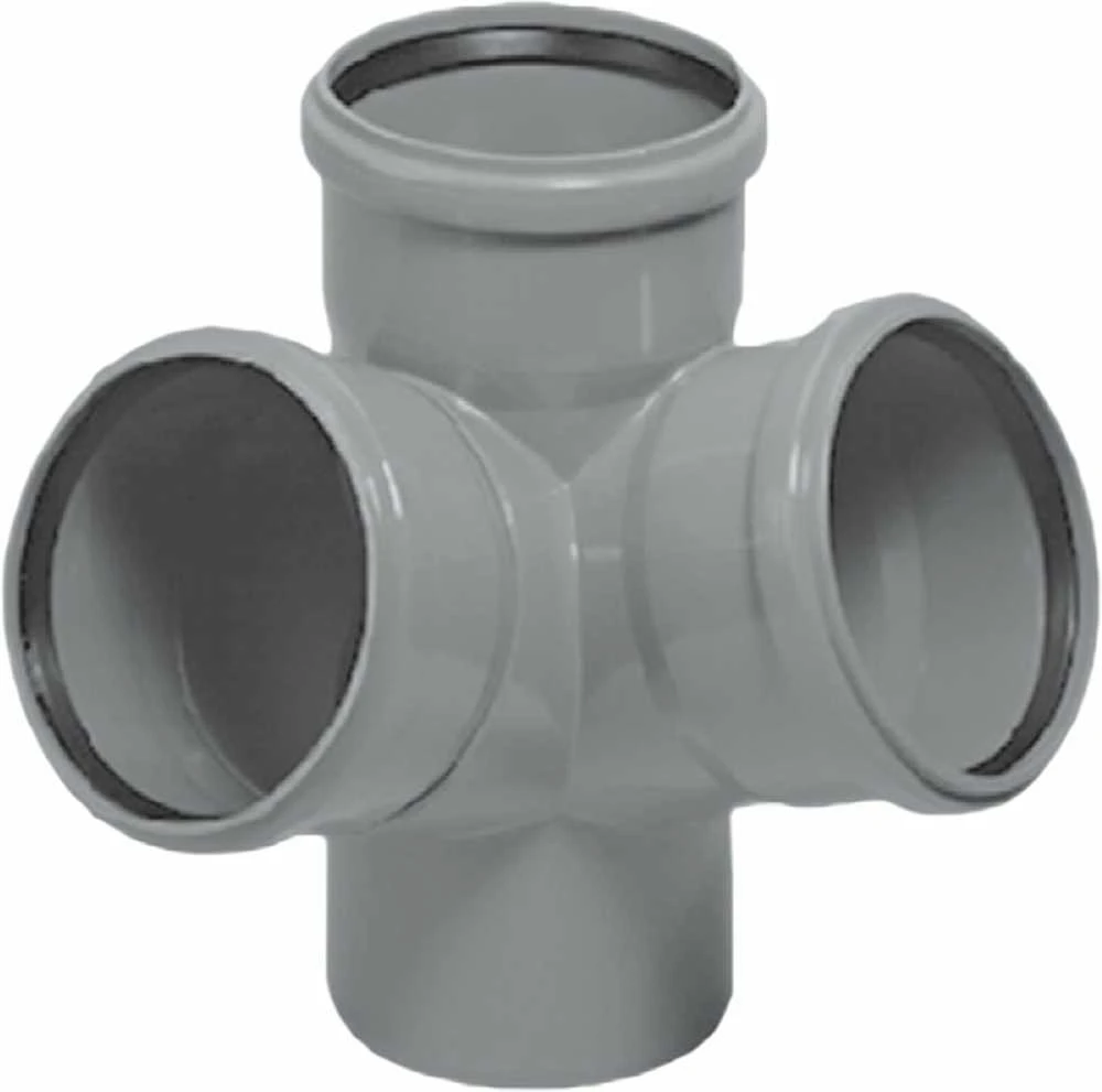 Magnaplast Vidaus kanalizacijos keturšakis HTplus, Ø110/110/110 mm,67°