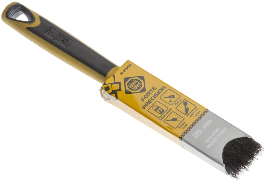 Teptukas Forte Tools 2998, plokščias, 25 mm, darbui su skiedikliniais dažais