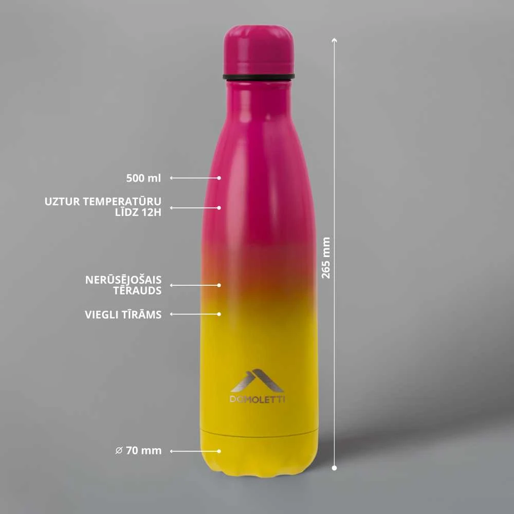 Domoletti WATER BOTTLE DOMOLETTI RH503-500 MIXPINK