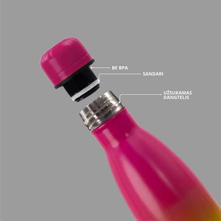 Domoletti WATER BOTTLE DOMOLETTI RH503-500 MIXPINK