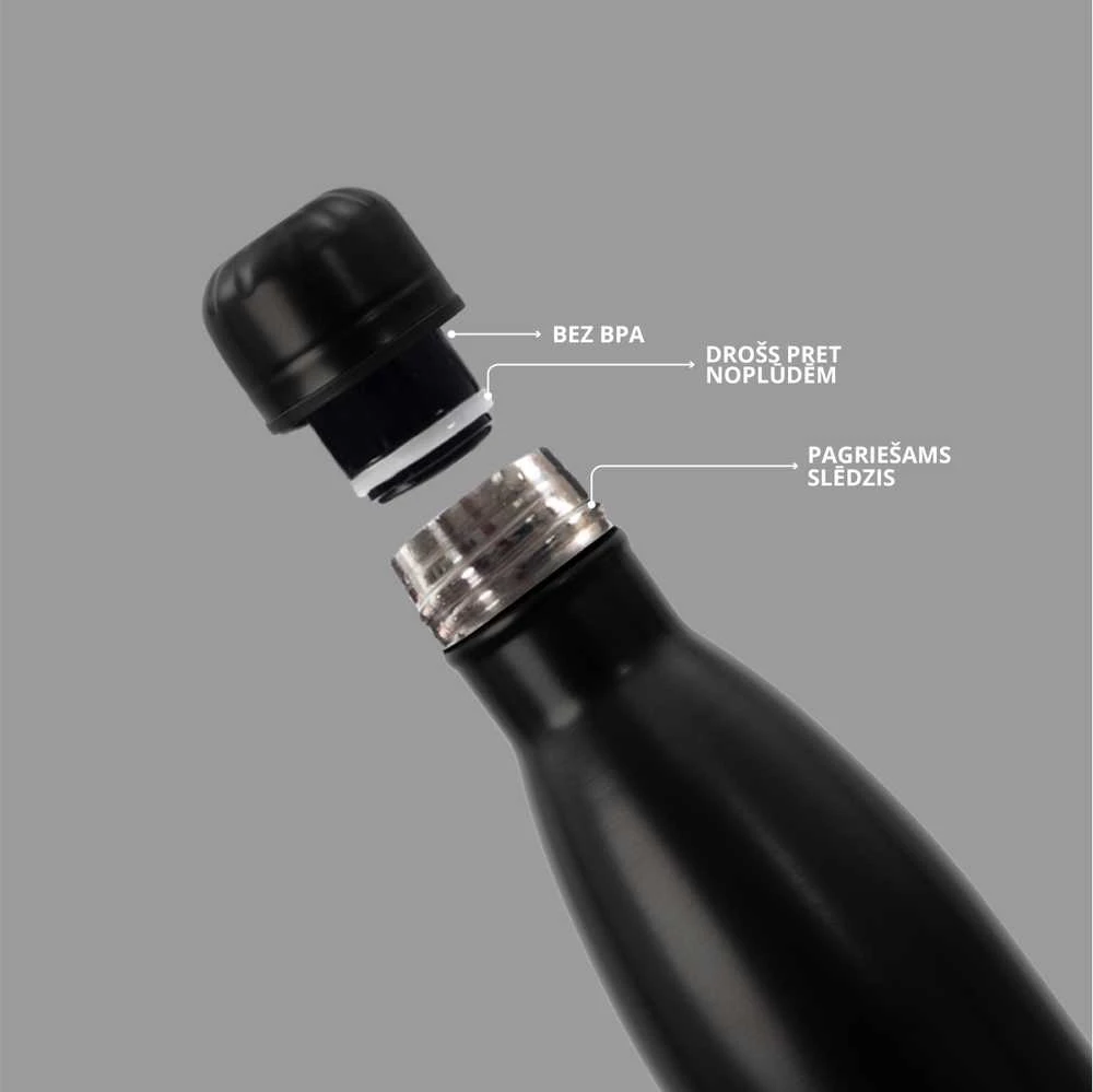 Domoletti WATER BOTTLE DOMOLETTI RH503-500 BLK MAT