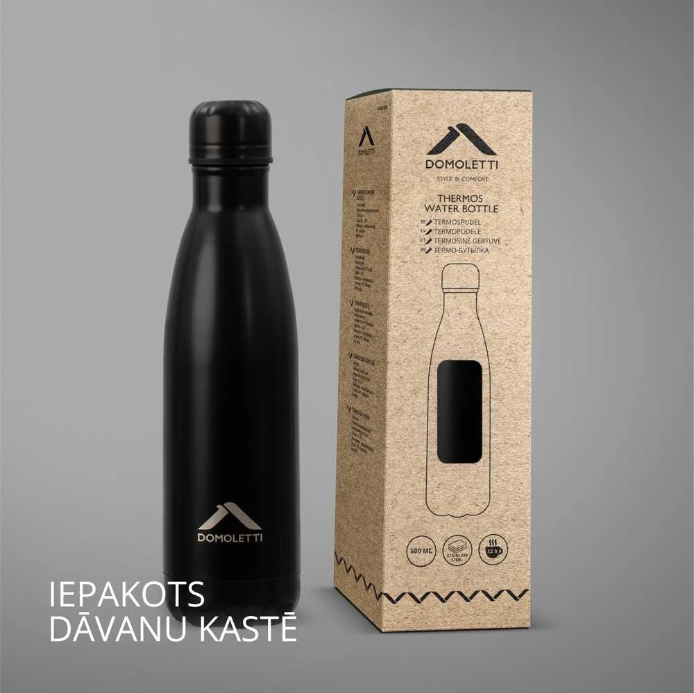 Domoletti WATER BOTTLE DOMOLETTI RH503-500 BLK MAT