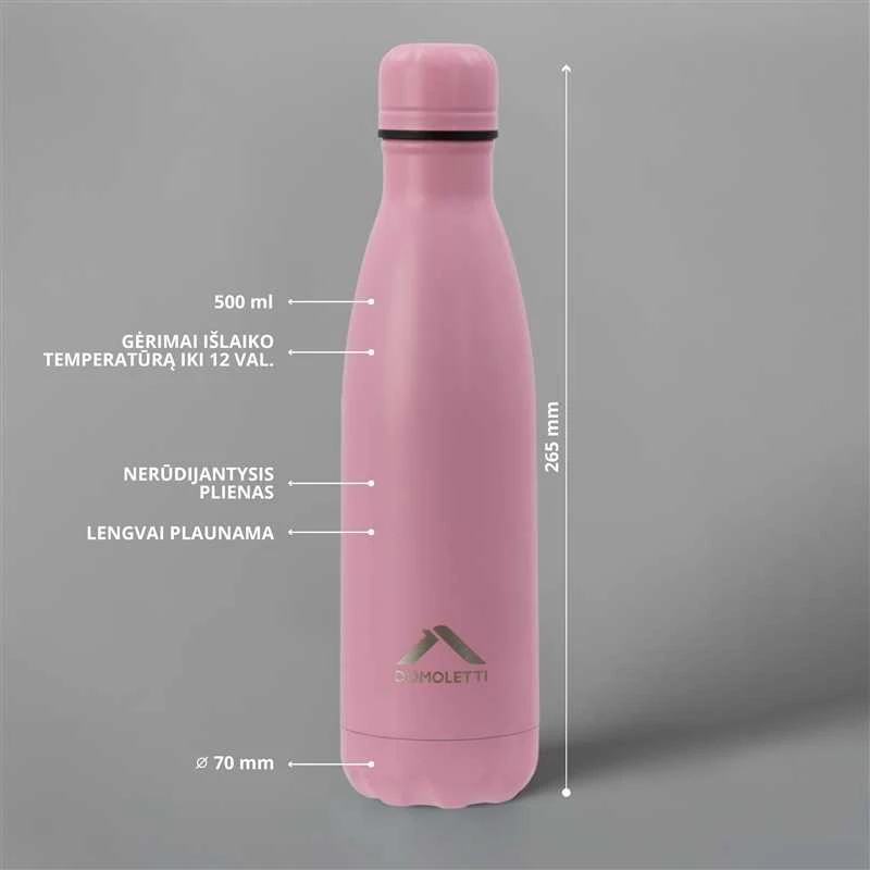 Domoletti WATER BOTTLE DOMOLETTI RH503-500 Rožinis