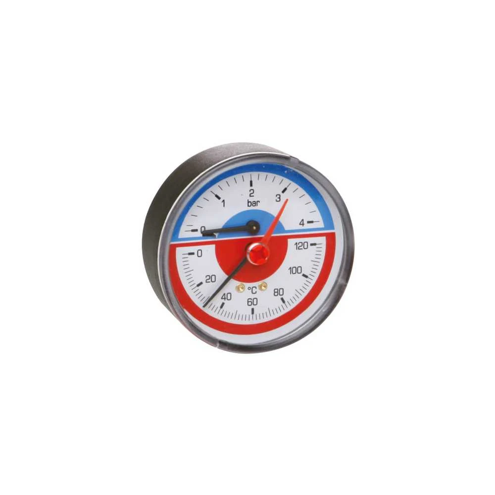 Termomanometras ICMA 1/2", 6 BAR, 0 - 120°C