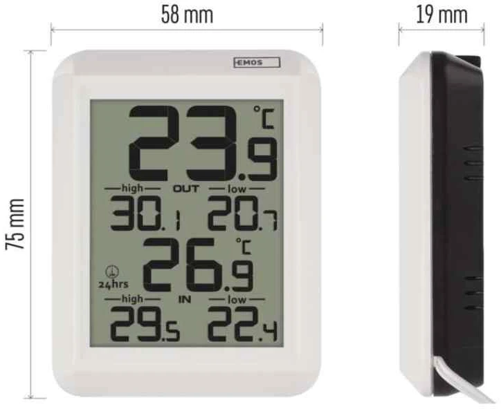 Termometras skaitmeninis EMOS E0422 -40°C iki +60°C