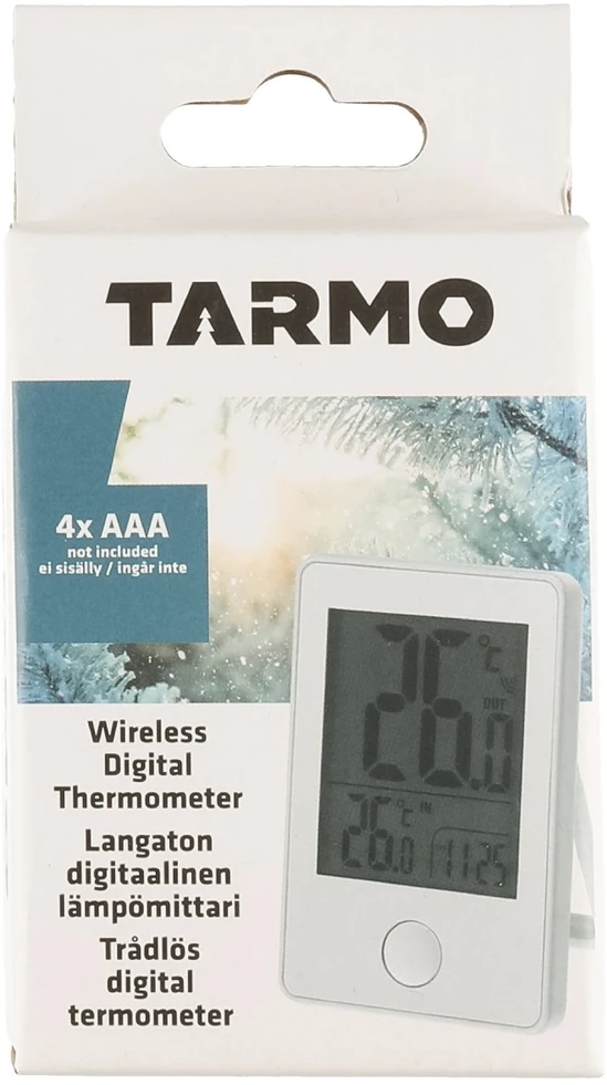 Tarmo Digitaalinen lämpömittari, langaton, sisä-/ulkomittaus