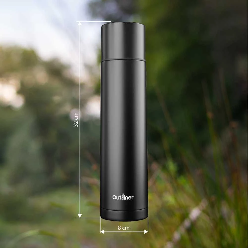 Termosas Outliner TRXG-7919, 1 l, juoda sp.