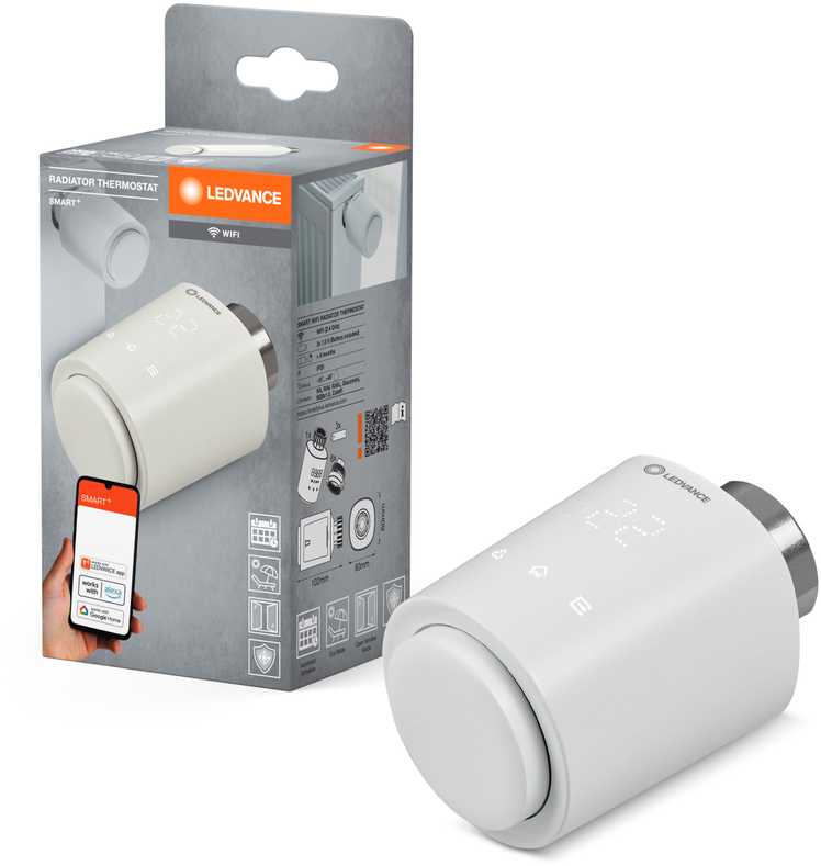 „Ledvance SMART+ WiFi“ radiatoriaus termostatas | „Ledvance“