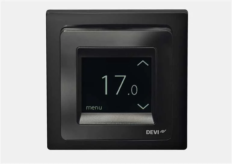 Danfoss Termostatas Devi Devireg, Touch, juoda