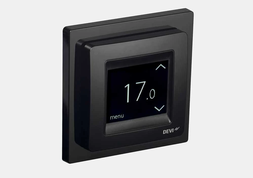 Danfoss Termostatas Devi Devireg, Touch, juoda