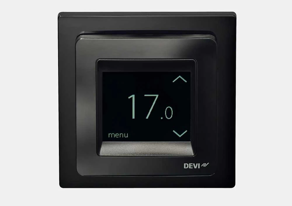 Danfoss Termostatas Devi Devireg, Touch, juoda
