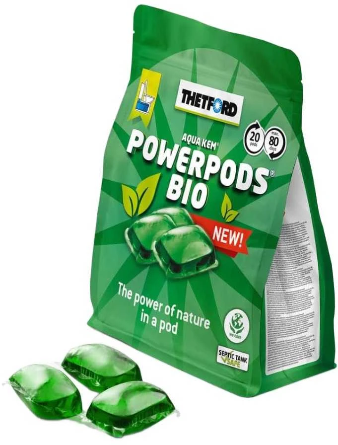 Thetford Kapsulės „Aqua Kem PowerPods Bio“, 20 vnt.