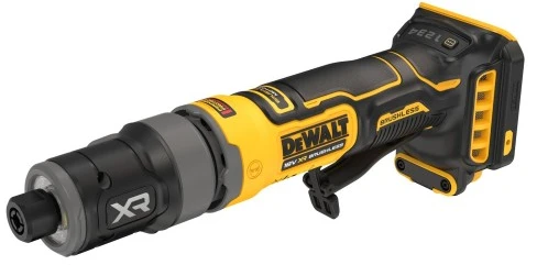 Tiesinis šlifuoklis DeWalt DCG420N-XJ; 18 V (be akumuliatoriaus ir pakrovėjo)