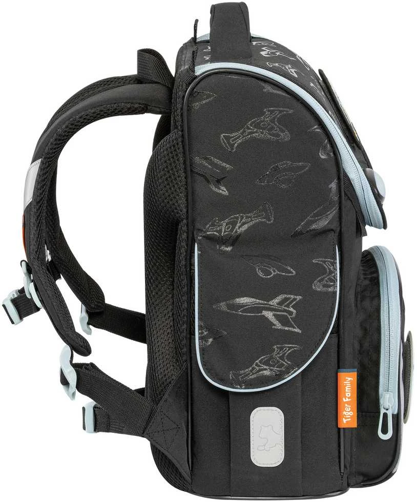 Tiger_Family Mokyklinė kuprinė TGNQ-107A(1), juoda, 31x19x35 cm