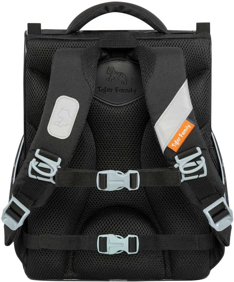 Tiger_Family Mokyklinė kuprinė TGNQ-107A(1), juoda, 31x19x35 cm