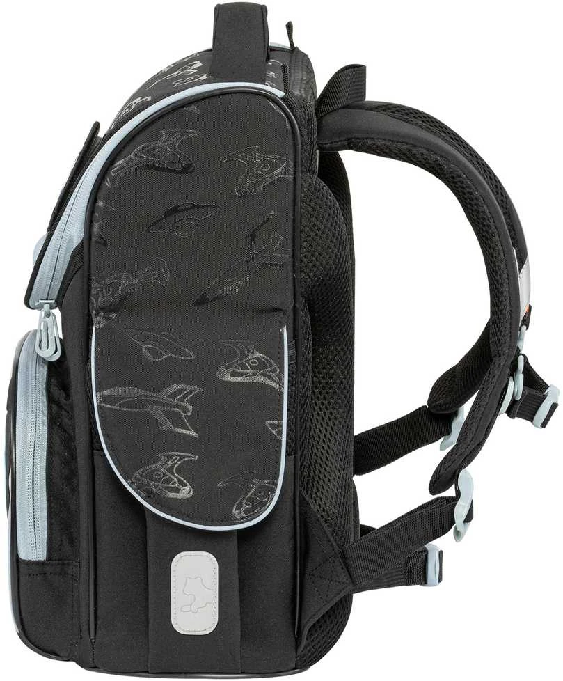 Tiger_Family Mokyklinė kuprinė TGNQ-107A(1), juoda, 31x19x35 cm