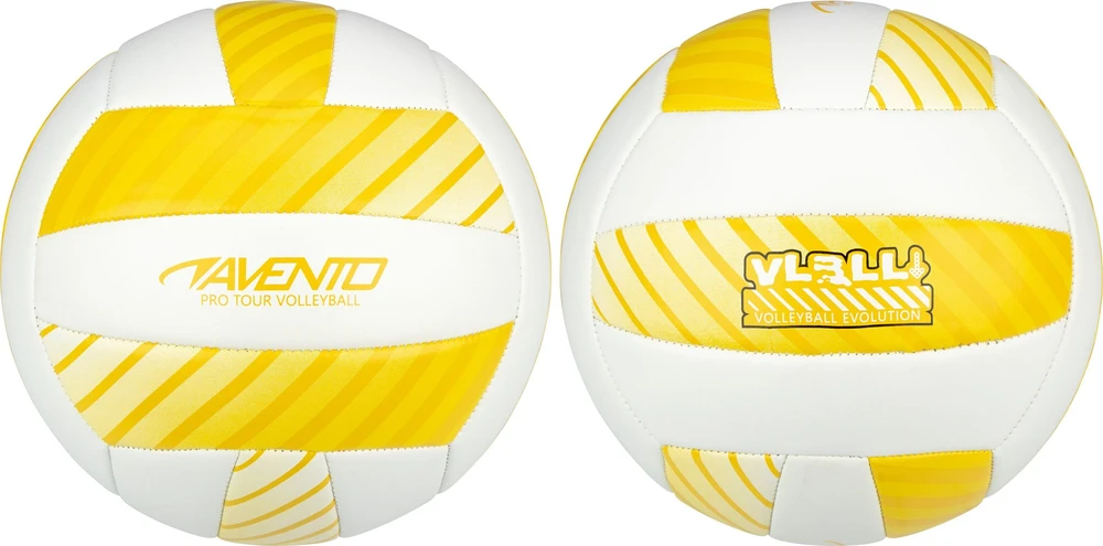Tinklinio kamuolys beach leisure AVENTO 16VF Geltona/Baltas