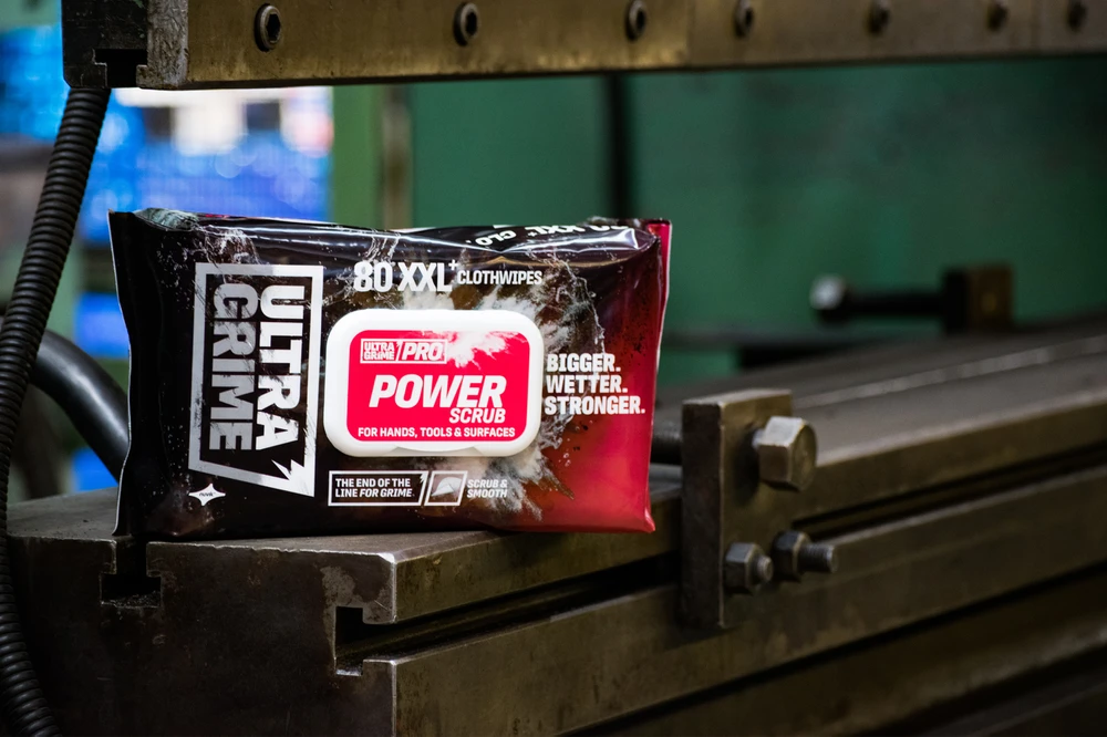 Servetėlės Ultragrime POWER SCRUB, 80vnt.