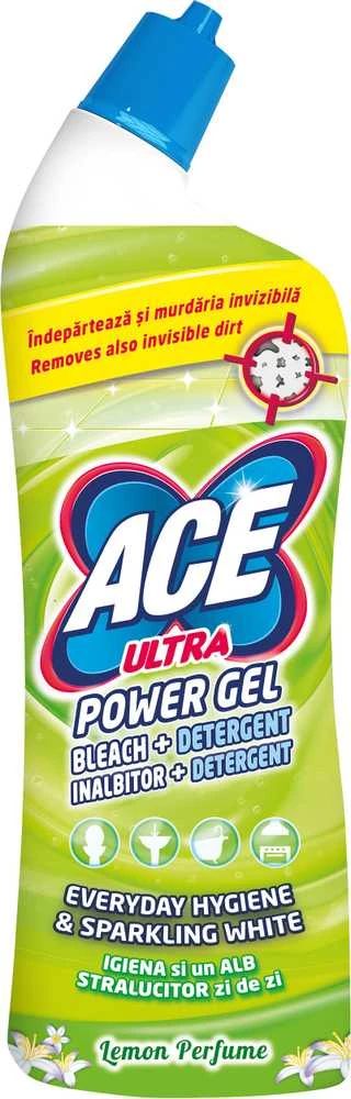 Gelinis vonios valiklis Ace Ultra Power, Lemon 750 ml