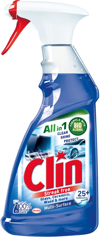 Universalus valiklis CLIN Glass & Ceramics & Wood, 500ml