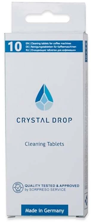 Kavos aparatų valymo priemonė Crystal Drop 80002, 10 vnt.