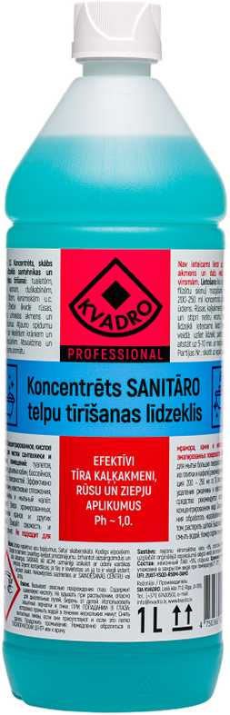 Valymo priemonė Kvadro, 1 l