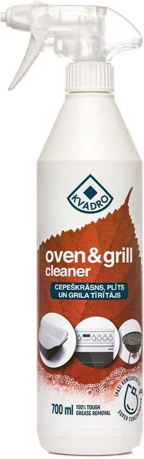 Valymo priemonė Kvadro, griliams/orlaidei/viryklei, 0.7 l