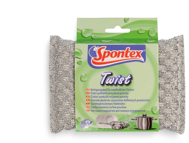 Tīrīšanas sūklis Spontex, sudraba