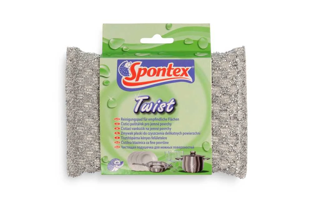 Tīrīšanas sūklis Spontex, sudraba