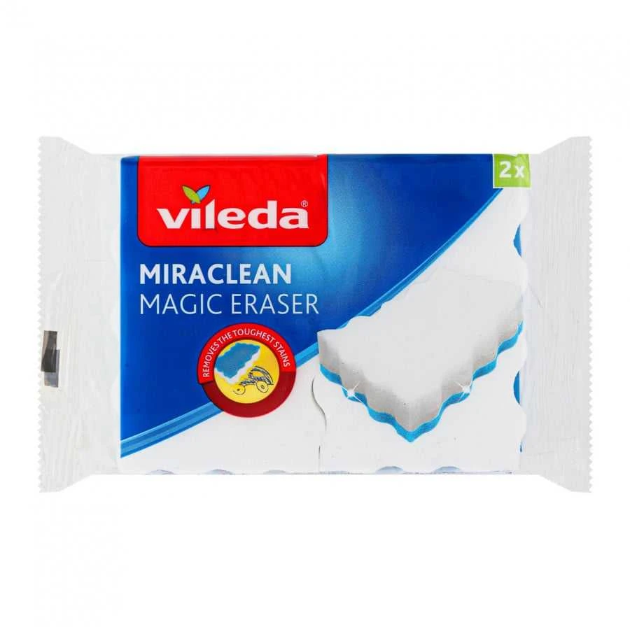 VILEDA Miraclean kempinėlė skirta šalinti paviršių nešvarumus, 2 vnt.